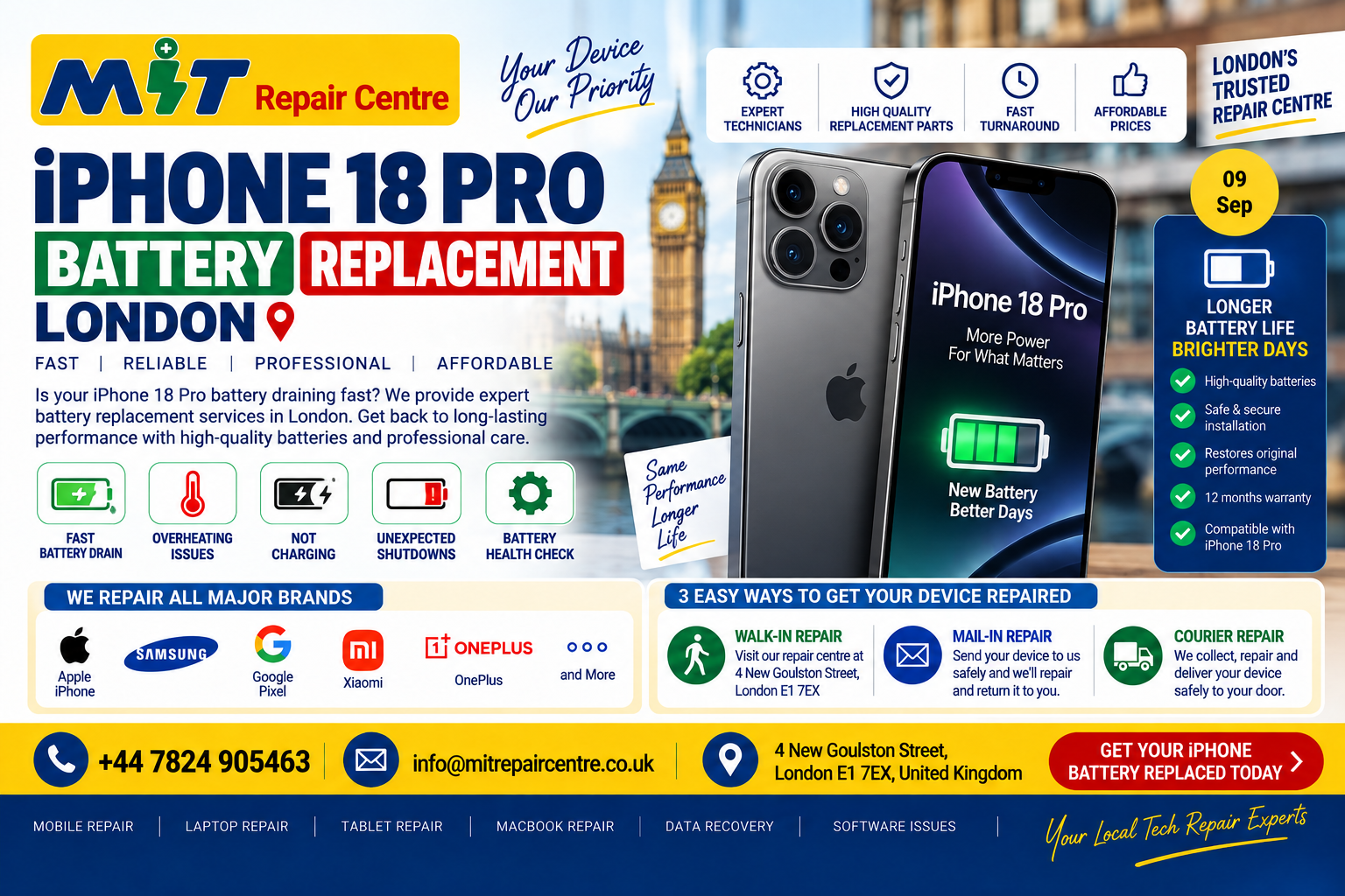 iPhone 18 Pro Battery Replacement: Cost & Repair Guide